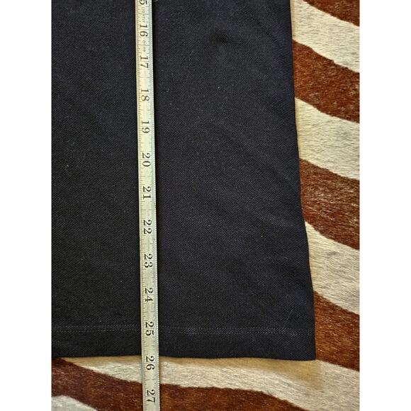 Versace Collection Polo Shirt Black Embroidered Short Sleeve Sz L - Picture 7 of 7